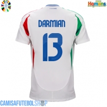 Camisa de time de futebol Itália Matteo Darmian #13 Replicas 2º Equipamento Europeu 2024 Manga Curta